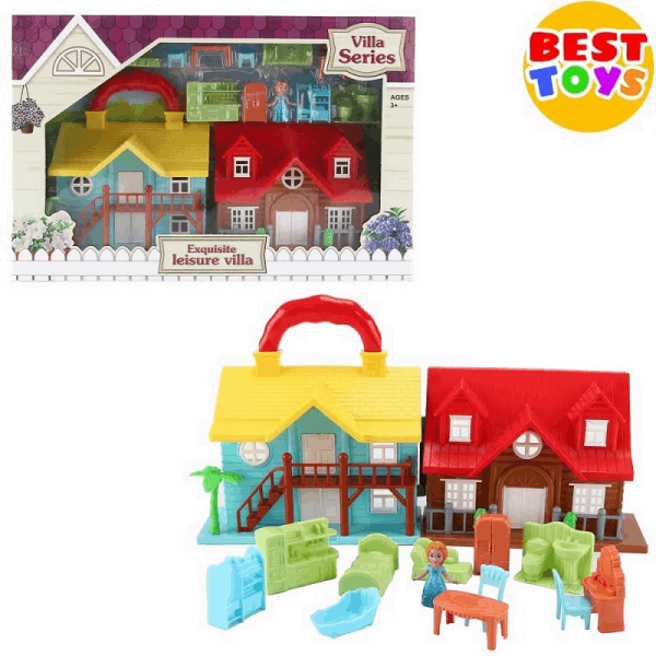 BestToys Doll Houses A colorful dollhouse