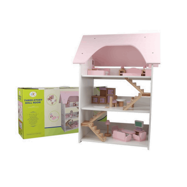 BestToys Doll Houses Doll house made of wood MSN19004