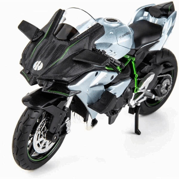 BestToys Коллекционные машинки Металлическая модель мотоцикла: Kawasaki H2R