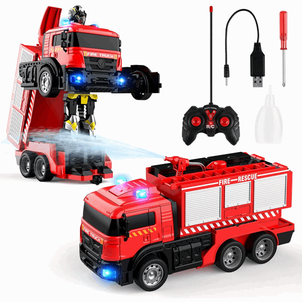 BestToys Robots and transformers Remote-controlled transformer-car for a fireman