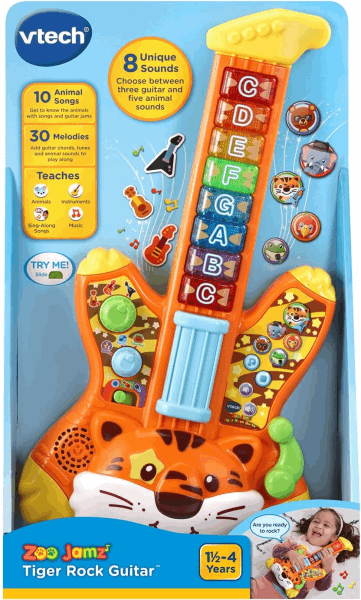 Vtech Զվարճալի խաղեր և խաղալիքներ Musical guitar: tiger l Vtech