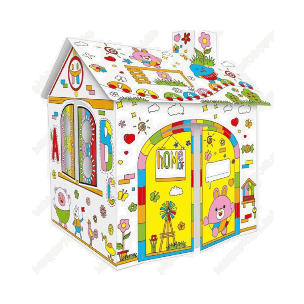 BestToys Creative Houses Big puzzle coloring house model № 1