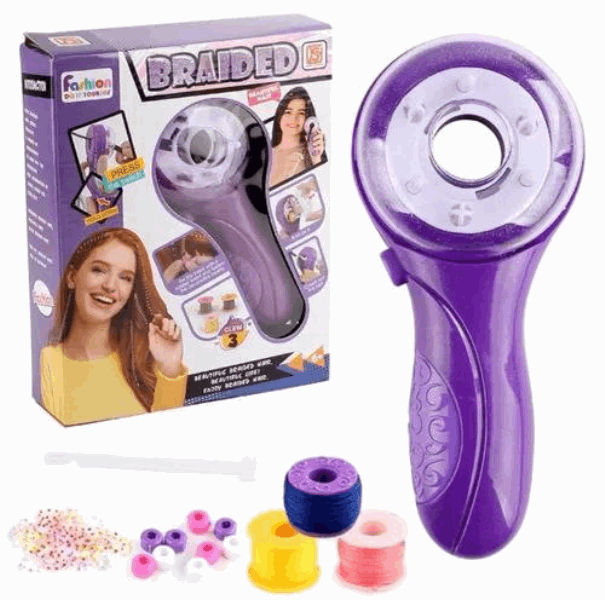 BestToys Մազ և ապարանջան հյուսելու հավաքածուներ Hair braiding and decorating device with thread