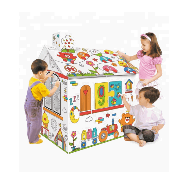 BestToys Creative Houses Big puzzle coloring house model № 2