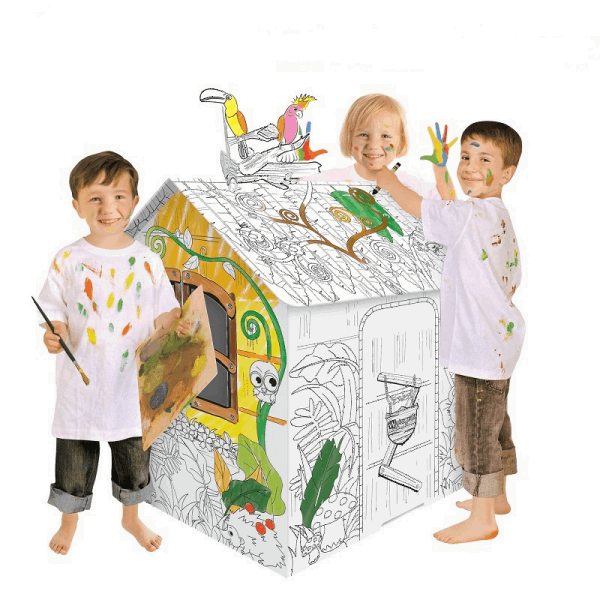 BestToys Креативные домики Пазл-раскраска домик / Джунгли