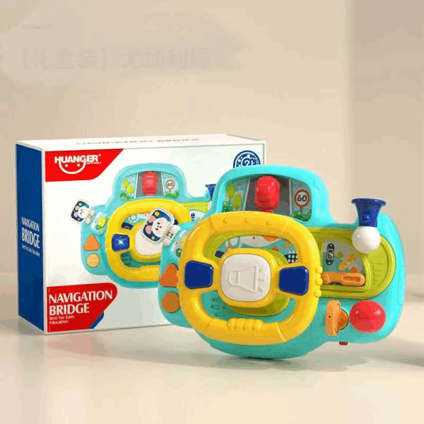 BestToys Light and sound toys Children's light steering wheel HE0541