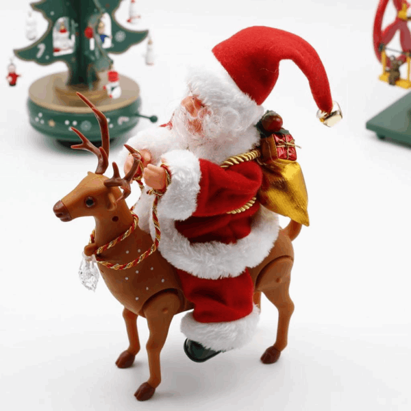 BestToys Ամանորյա խաղալիքներ Santa with deer