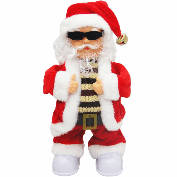 BestToys Ամանորյա խաղալիքներ Santa with glasses