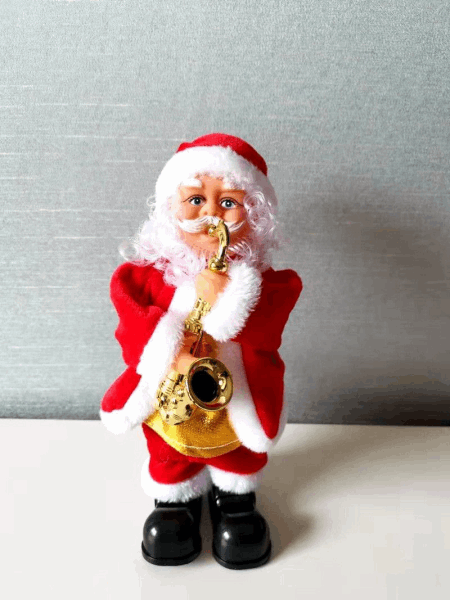 BestToys Ամանորյա խաղալիքներ Santa with saxophone