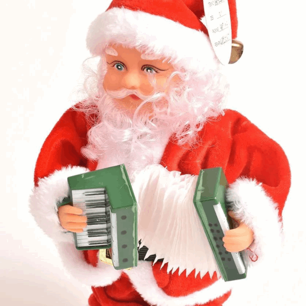 BestToys Ամանորյա խաղալիքներ Santa with accordion