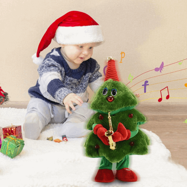 BestToys Ամանորյա խաղալիքներ Dancing Christmas tree with saxophone