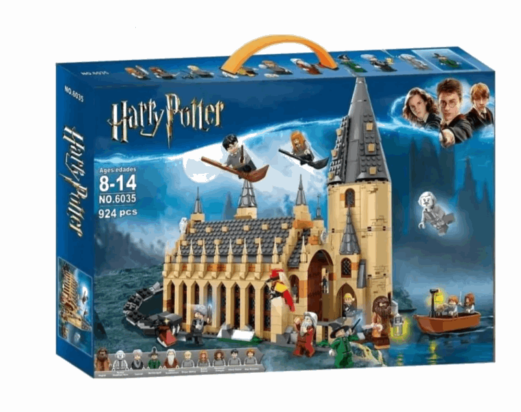 BestToys Lego կոնստրուկտորներ Կոնստրուկտոր «Great Hall of Hogwarts» Harry Potter 6035 924pcs