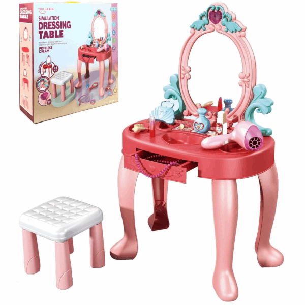 BestToys Toilet sets Children's dressing table with stool