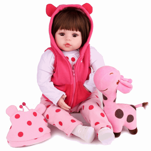 BestToys Doll Silicone realistic doll 45 cm model № 3