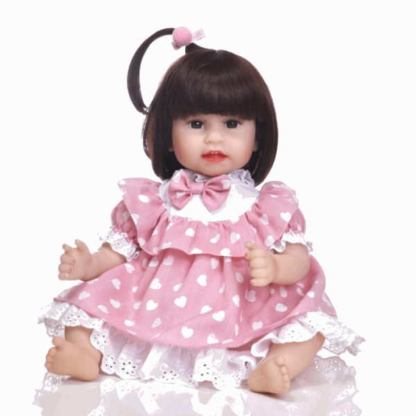 BestToys Doll Silicone realistic doll 45 cm model № 4