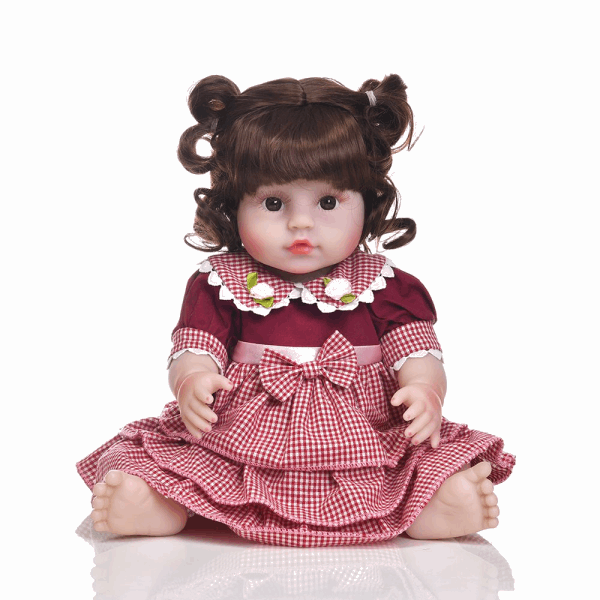 BestToys Doll Silicone realistic doll 45 cm model № 5