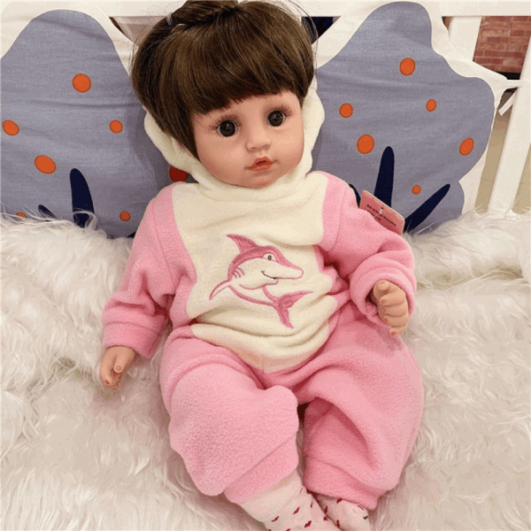 BestToys Doll Silicone realistic doll 45 cm model № 9