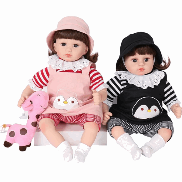 BestToys Doll Silicone realistic doll 45 cm model № 10