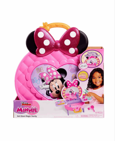 Disney Junior Toilet sets Dressing Table l Minie Mouse Get Glam Magic Vanity