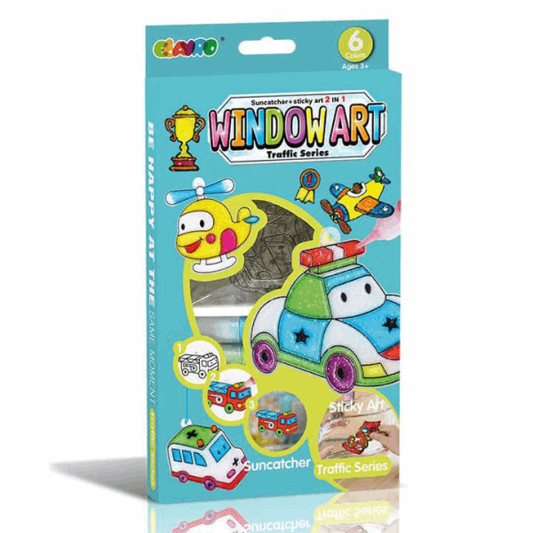 BestToys Նկարչական հավաքածուներ «Պատրաստիր քո՛ ձեռքերով» նկարչ․ հավ․ EBAYRO Window Art