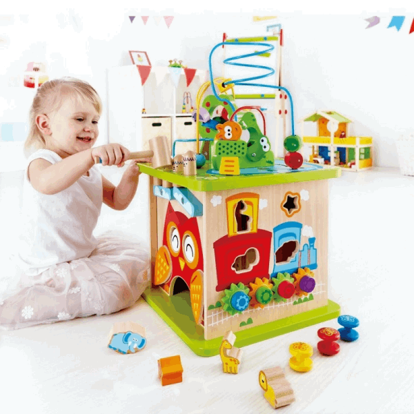 BestToys Wooden cultivating toys Wooden developmental children's giant box