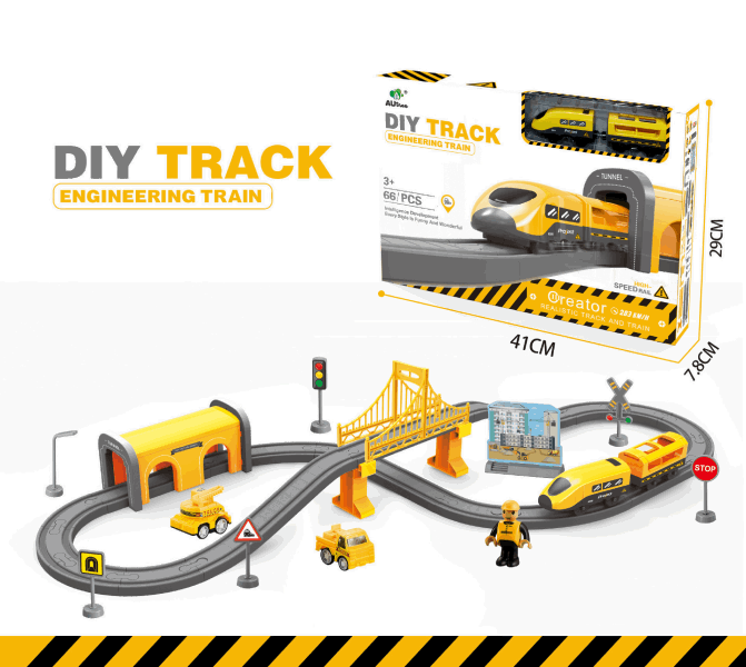 BestToys Հեռակառավարվող գնացքներ Ինտերակտիվ երկաթուղի գնացքներով