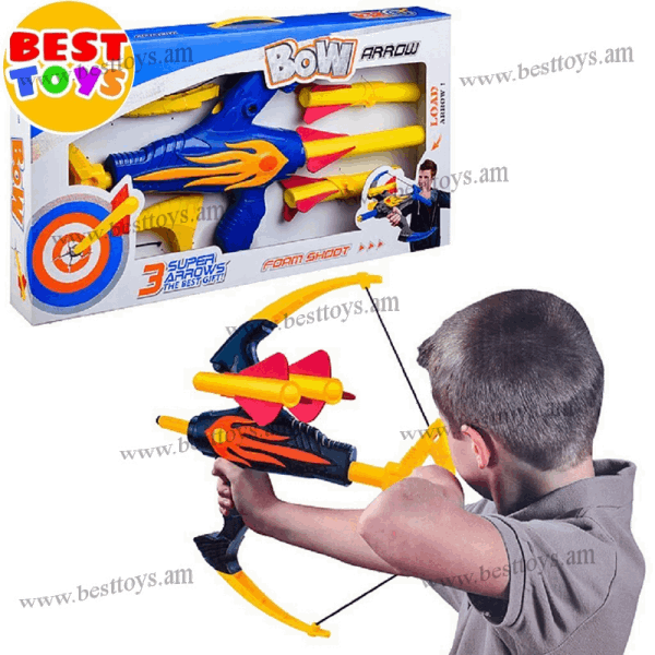 BestToys Collections of weapons Crossbow with soft arrows large