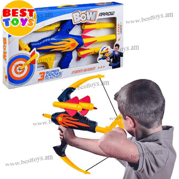 BestToys Collections of weapons Crossbow with soft arrows mid