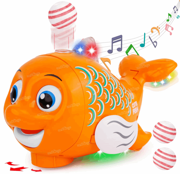 BestToys Light and sound toys Fish with balls