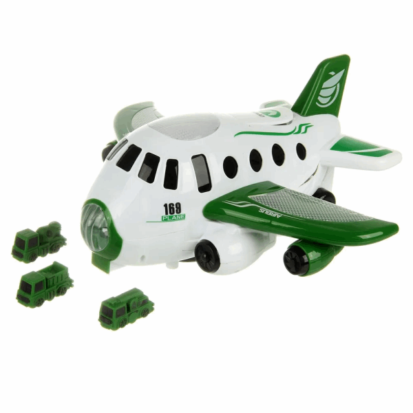 BestToys Light and sound toys Musical plane with cars