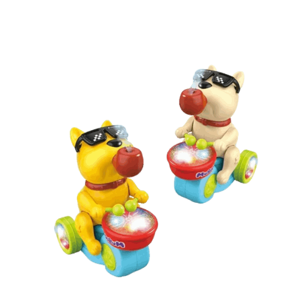 BestToys Light and sound toys Musical dog with smoke effect