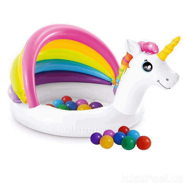 BestToys Փչվող լողավազաններ Inflatable pool unicorn Intex