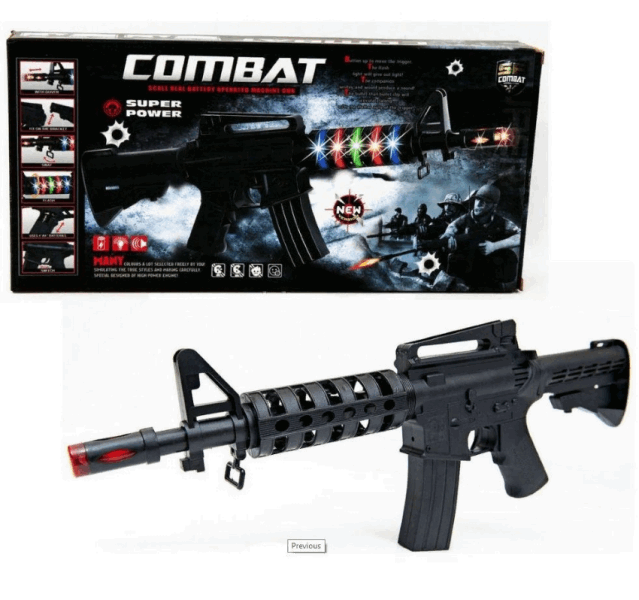 BestToys Guns with light and sound Ձայնային և լուսային հրացան մոդել 3