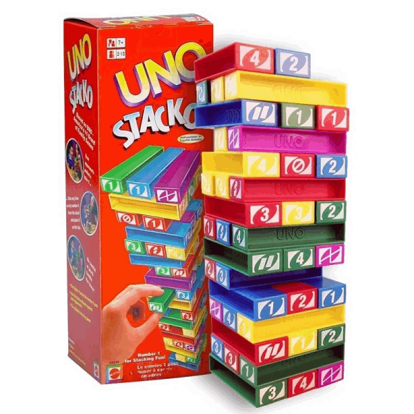 BestToys Ժամանցային խաղեր Jenga Uno Stacko