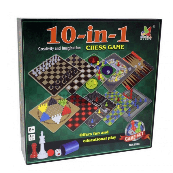 BestToys Ժամանցային խաղեր Board game 10 in 1