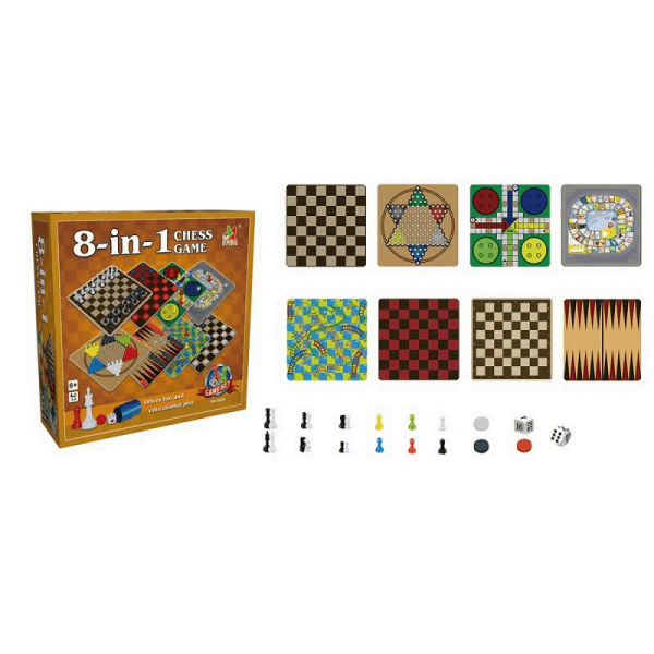 BestToys Ժամանցային խաղեր Board game 8 in 1