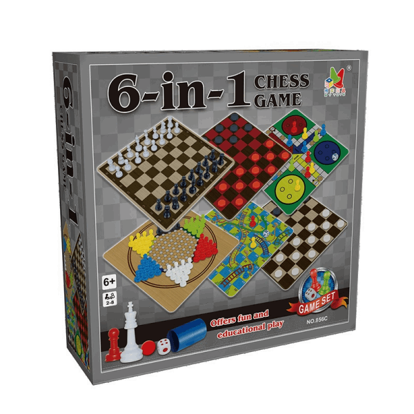 BestToys Ժամանցային խաղեր Board game 6 in 1