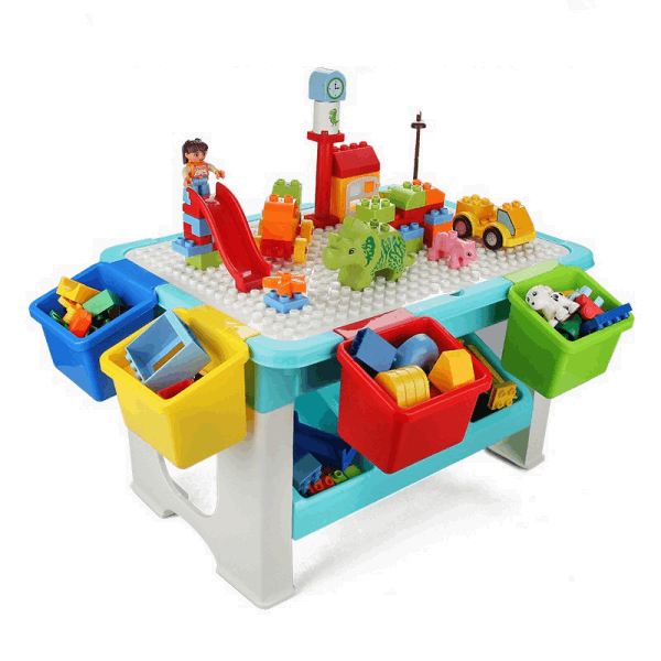 BestToys Tables for Lego Multifunctional block table 3 in 1