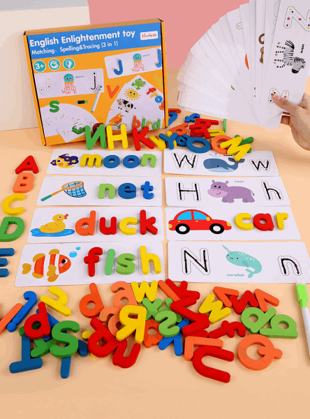 BestToys Զարգացնող և ինտելեկտուալ խաղեր Մանկական զարգացնող խաղ՝ “Սովորում ենք տառերն ու բառերը”