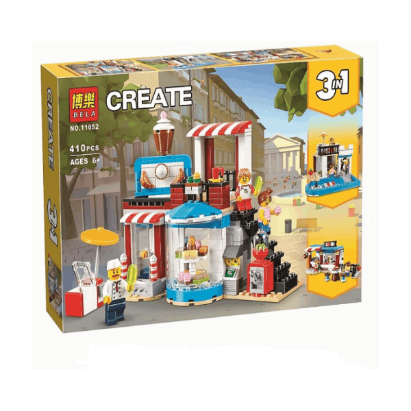 BestToys Lego կոնստրուկտորներ Կոնստրուկտոր 3-ը 1-ում, 410 կտոր