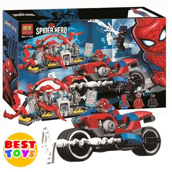 BestToys Конструкторы Лего Конструктор Паук Герой 252 деталей