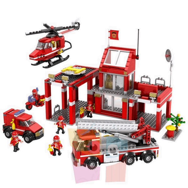 BestToys Lego կոնստրուկտորներ Կոնստրուկտոր` «Հրշեջները»