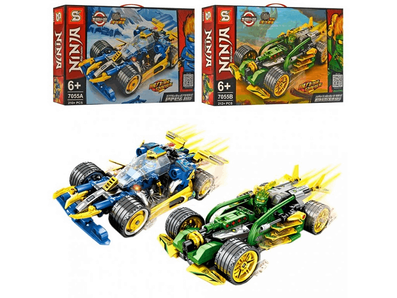 BestToys Lego կոնստրուկտորներ Կոնստրուկտոր մեքենաների սերիա «Նինձյա»