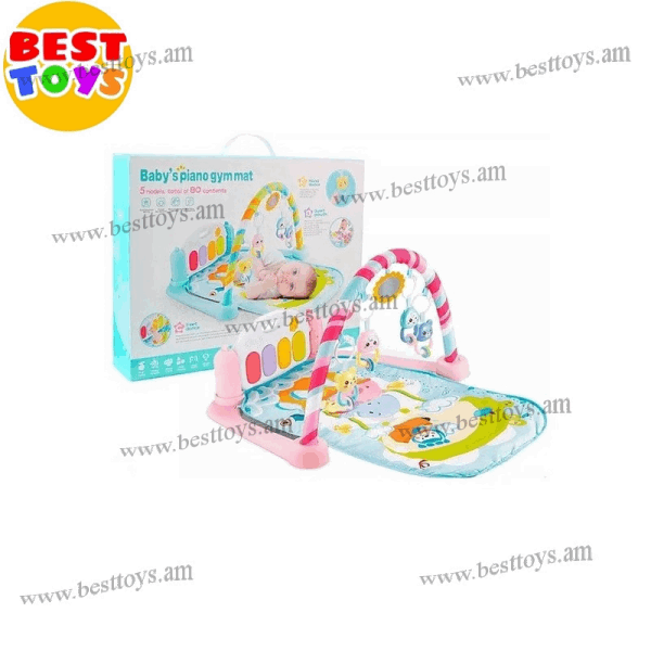 BestToys Փոքրիկների խաղալիքներ Նորածնի երաժշտական խաղագորգ մեծ