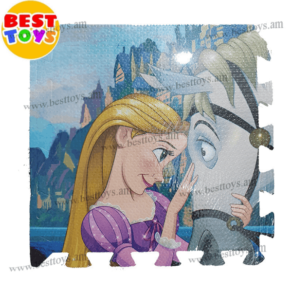 BestToys Colorful and painted puzzle mats Children's rug-puzzle Rapunzel