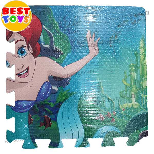 BestToys Colorful and painted puzzle mats Children's rug-puzzle Ariel