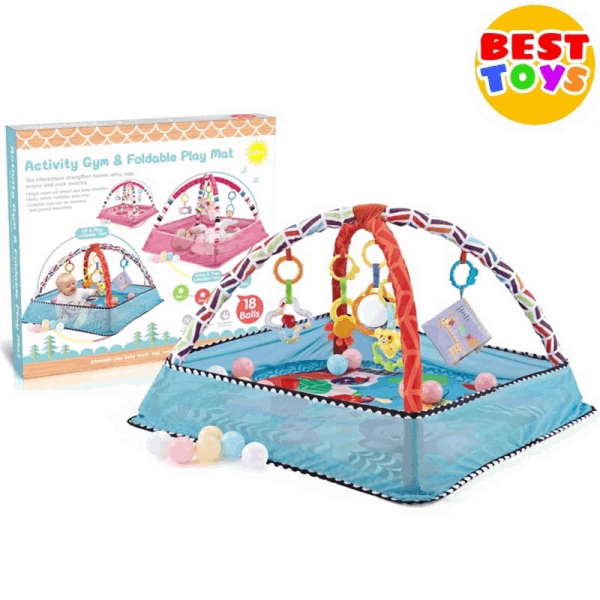 BestToys Մանեժներ Playpen-playmat 2 in 1