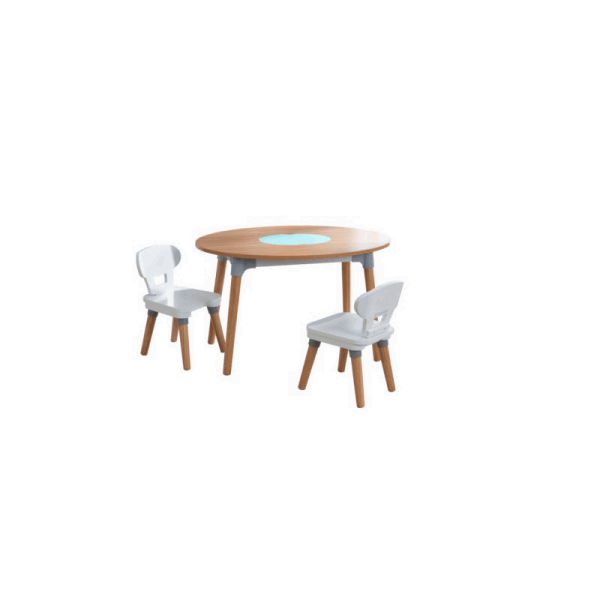 BestToys Educating tables Wooden table with 2 chairs for children