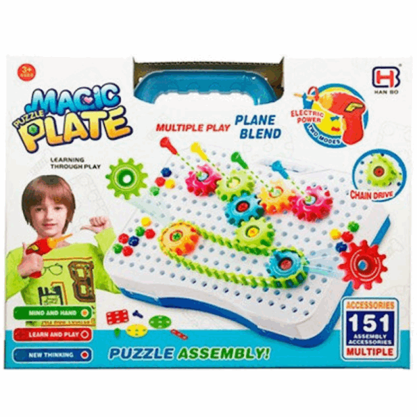 BestToys Конструкторы Лего Мозаика с шурупами 151 шт