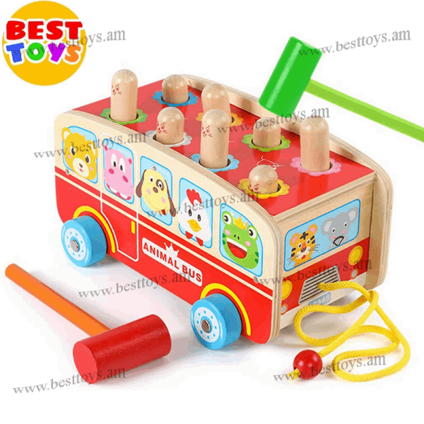 BestToys Փոքրիկների խաղալիքներ Խփիր որդին մոդել № 2